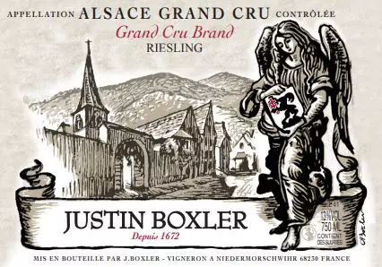 riesling grand cru Brand vins Boxler