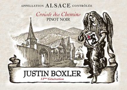 Vins d'Alsace Justin BOXLER Pinot Noir Croisée des Chemins